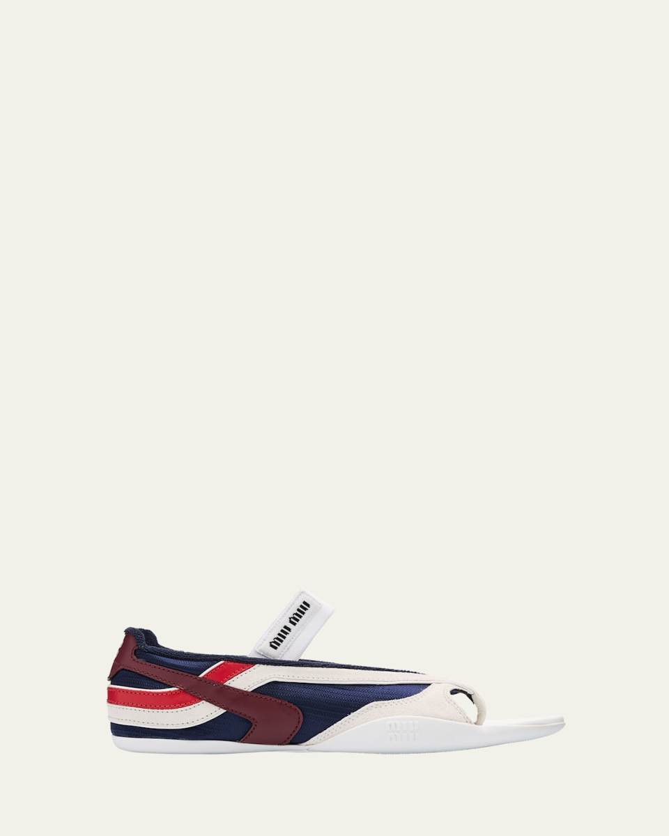 Colorblock Tech Thong Sneakers